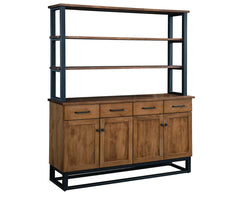 Monet - Amish 4 Door 4 Drawer Dining Hutch
