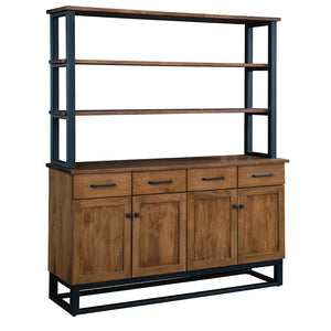 Monet - Amish 4 Door 4 Drawer Dining Hutch