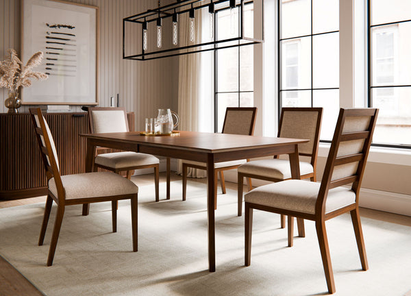 Monterey Leg- Handcrafted Solid Top or Extension Dining Table