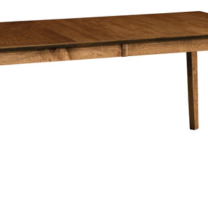 Monterey Leg- Handcrafted Solid Top or Extension Dining Table