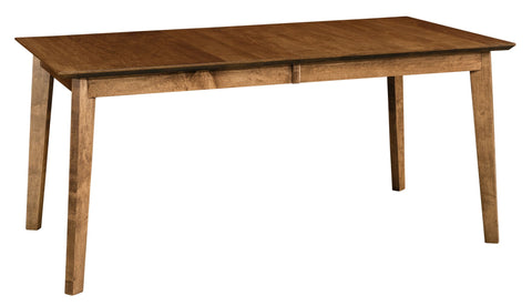Monterey Leg- Handcrafted Solid Top or Extension Dining Table