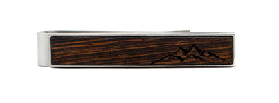 Mountain Tie Bar - Wenge Wood