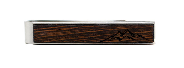 Mountain Tie Bar - Wenge Wood