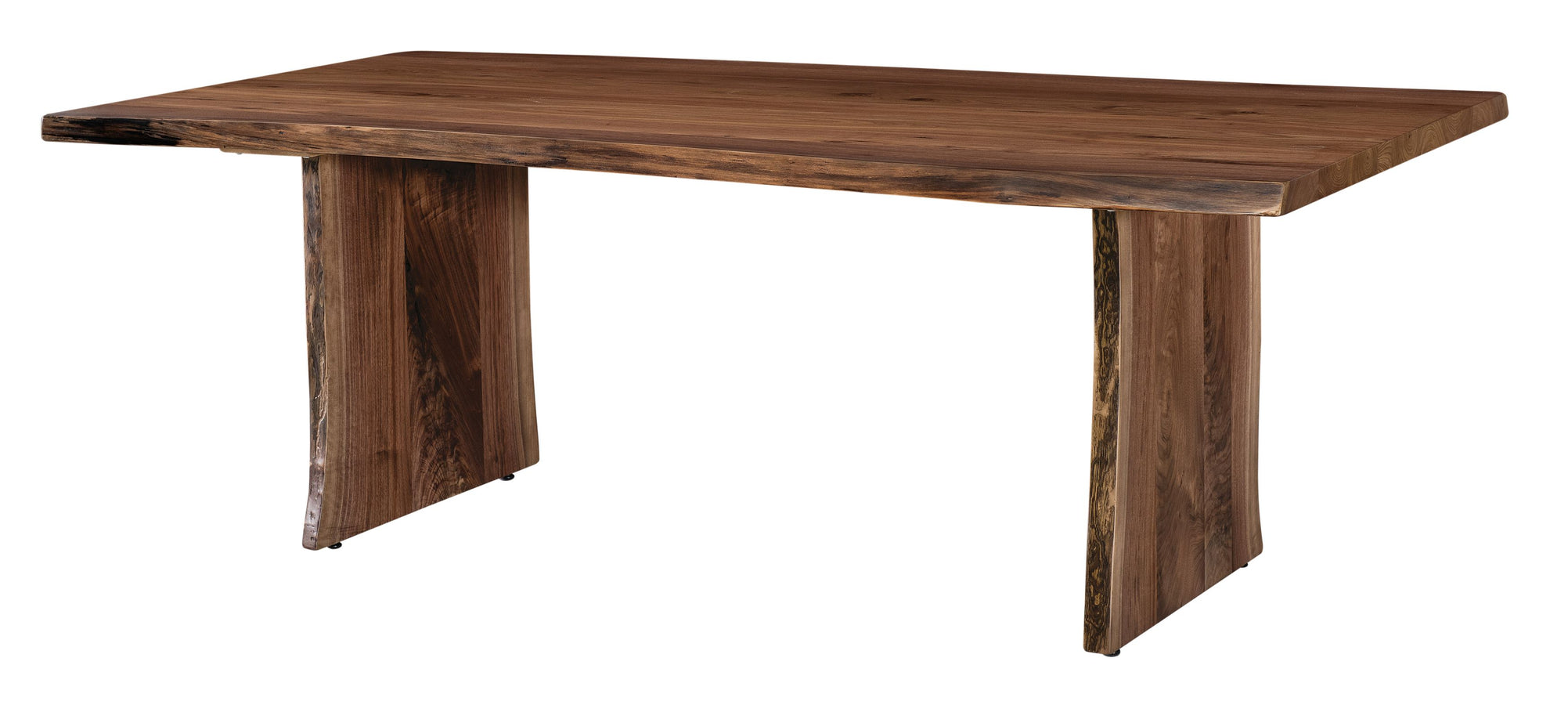 Rustic Walnut Live Edge Dining Table - The Wood Reserve