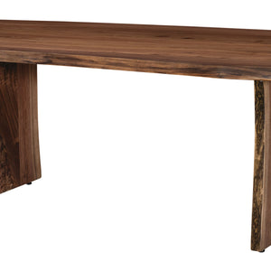 Rustic Walnut Live Edge Dining Table