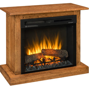 Newbury- Amish Handcrafted Electric Fireplace TV Stand