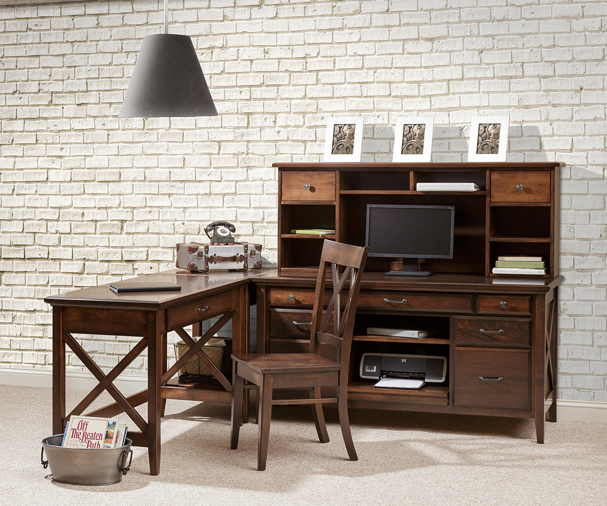 Newport- Amish Hardwood Desk Table