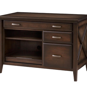 Newport- Amish Hardwood Small Credenza Cabinet With Optional Hutch