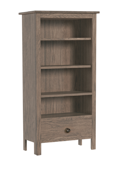 Norwayne - Amish Handcrafted Bookcase With Drawer
