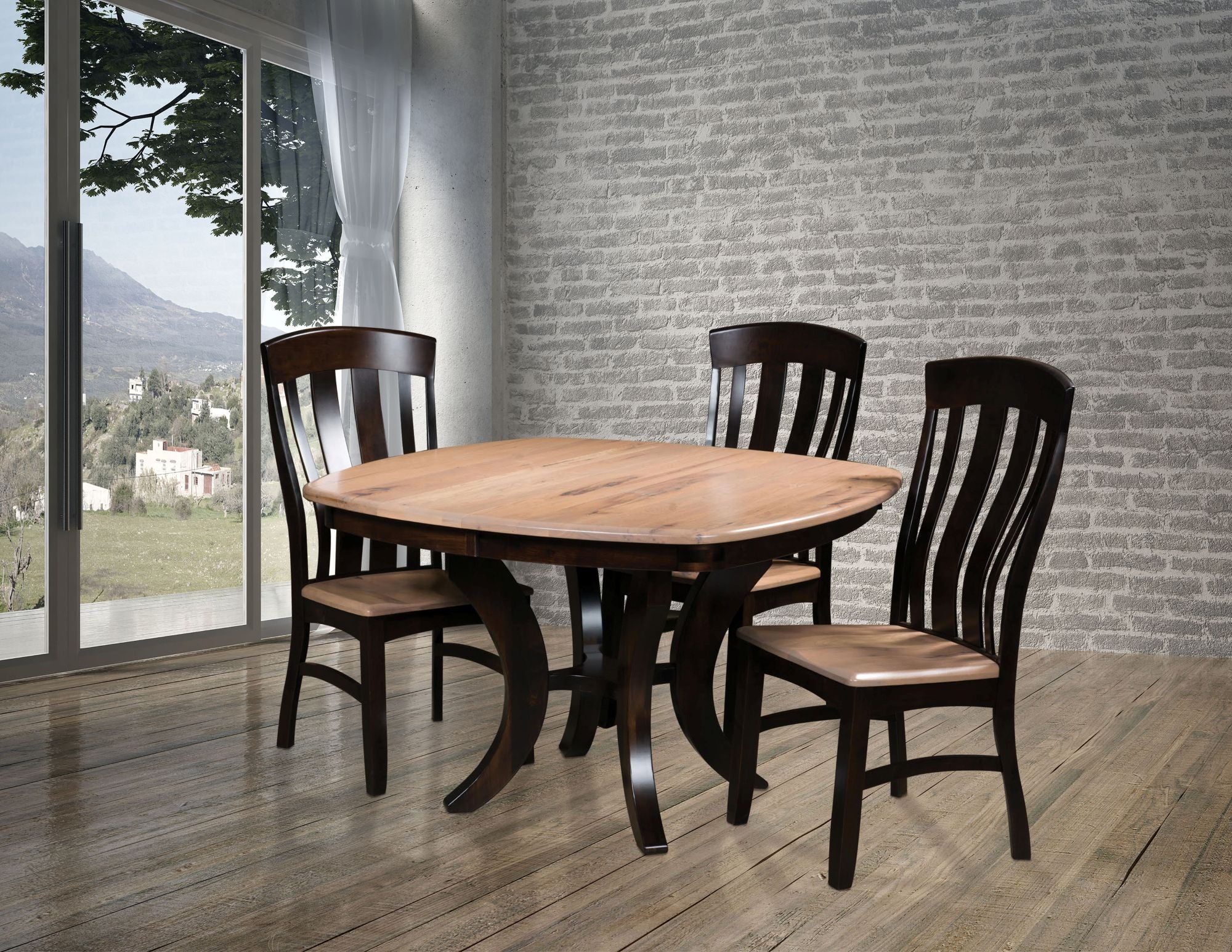 Nover - Amish Handcrafted Solid Wood Dining Chair