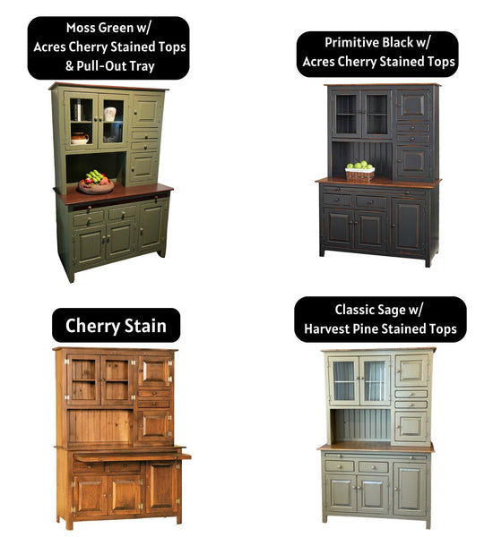 Lancaster - Amish Large Hoosier Cabinet (SHIPS OUT IN 6-10 WEEKS)