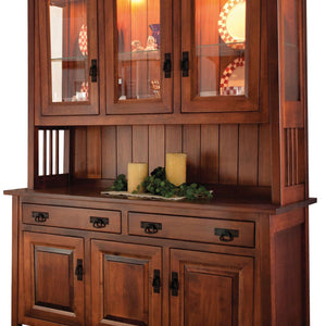 Ouray - Amish Solid Wood 3 Door Dining Hutch