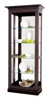 Philmont - Amish Solid Wood Poplar Sliding Door Curio Display Cabinet
