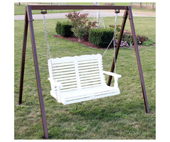 Plainback - Poly Outdoor 4' Swing With Metal Frame
