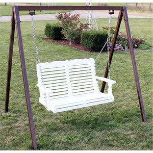 Plainback - Poly Outdoor 4' Swing With Metal Frame