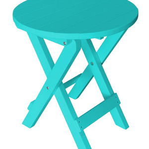 Poly Outdoor Round Folding Bistro Table