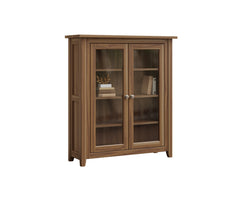 Premier - Amish Solid Wood Bookcase With Glass Doors