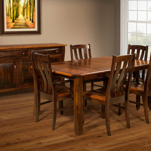 Preston - Amish Handcrafted Solid Wood Dining Room Setting