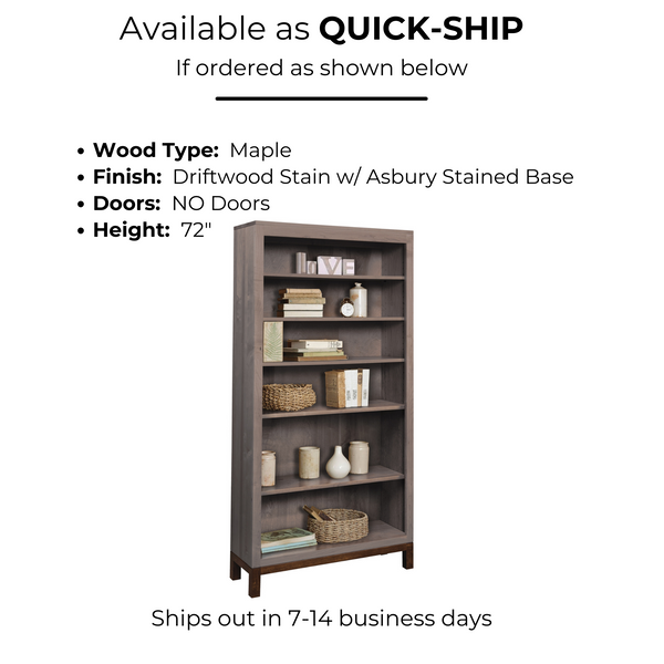 Quick-Ship Vienna Bookcase