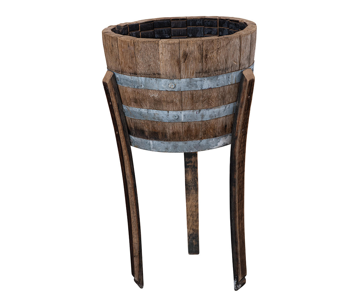 Marigold - Amish Handcrafted Whiskey Barrel Flower Pot with Legs