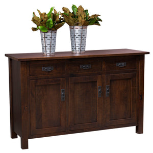 Regent- Amish Solid Wood Sideboard Cabinet