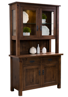 Regent - Amish Handcrafted 2-Door Dining Hutch