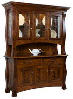 Reno- Amish Solid Wood 3 Door Dining Hutch