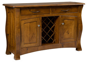 Reno - Amish Handcrafted Wine Rack Sideboard