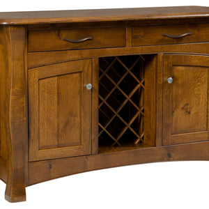 Reno - Amish Handcrafted Wine Rack Sideboard
