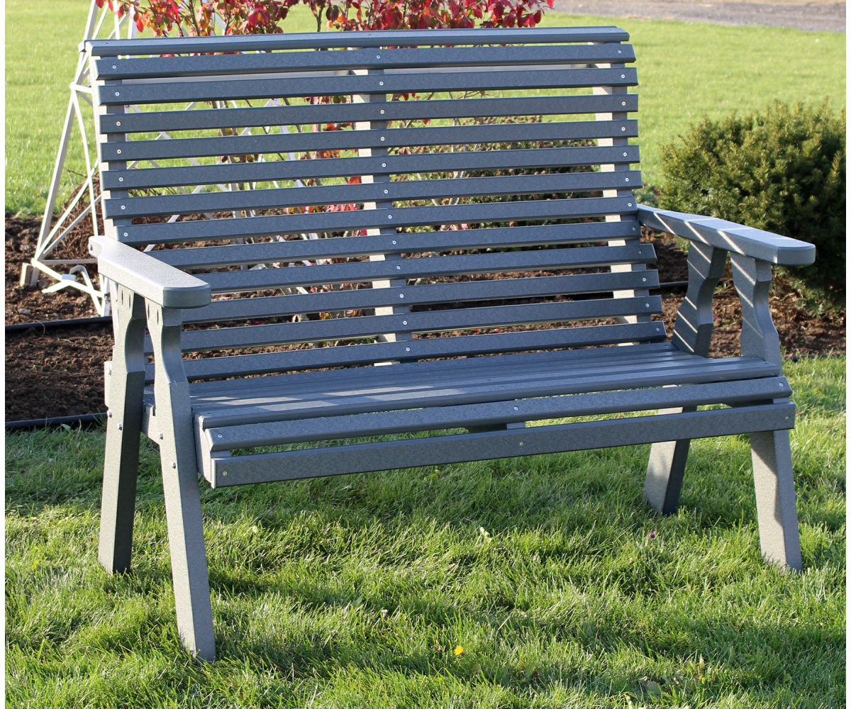 Rollback  - 4' Poly Outdoor Loveseat Bench