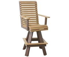 Rollback  - Poly Outdoor 20" Swivel Bar Chair