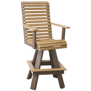 Rollback  - Poly Outdoor 20" Swivel Bar Chair