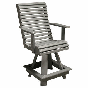 Rollback  - Poly Outdoor 20" Swivel Counter Chair
