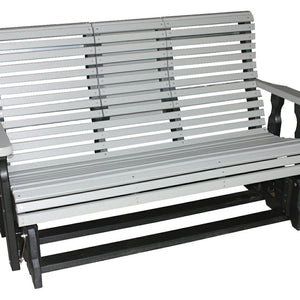 Rollback  - Poly Outdoor 5' Glider Bench With Console