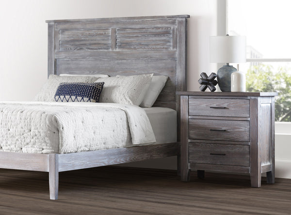Manor - Solid Wood Panel Bed w/ Optional Underbed Storage