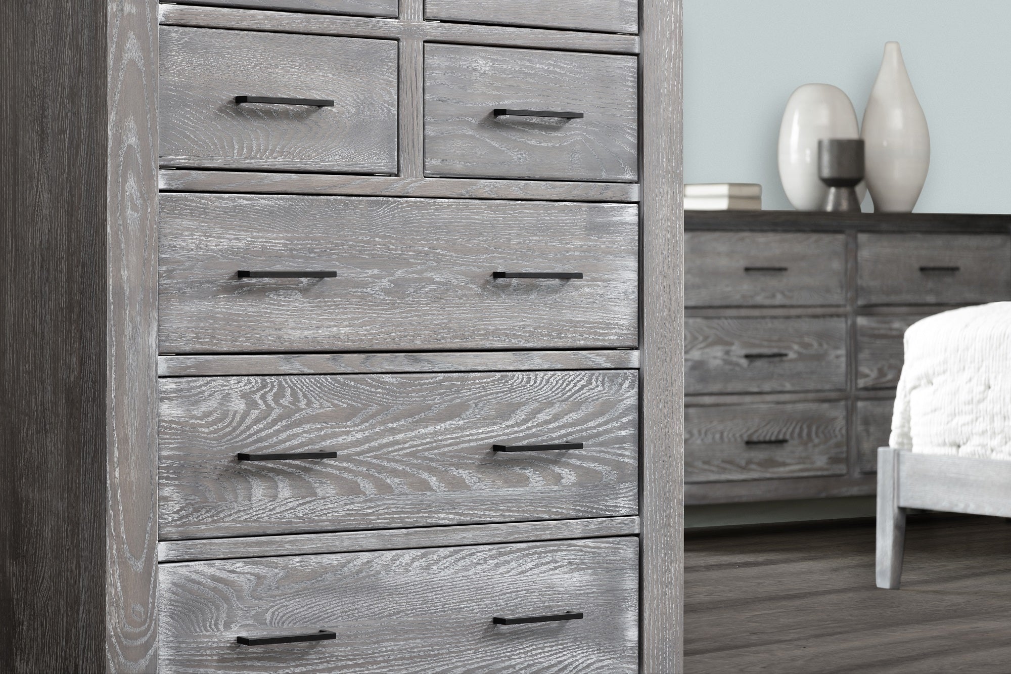 manor grey dresser MANOR Aged 61" x 40" Dresser