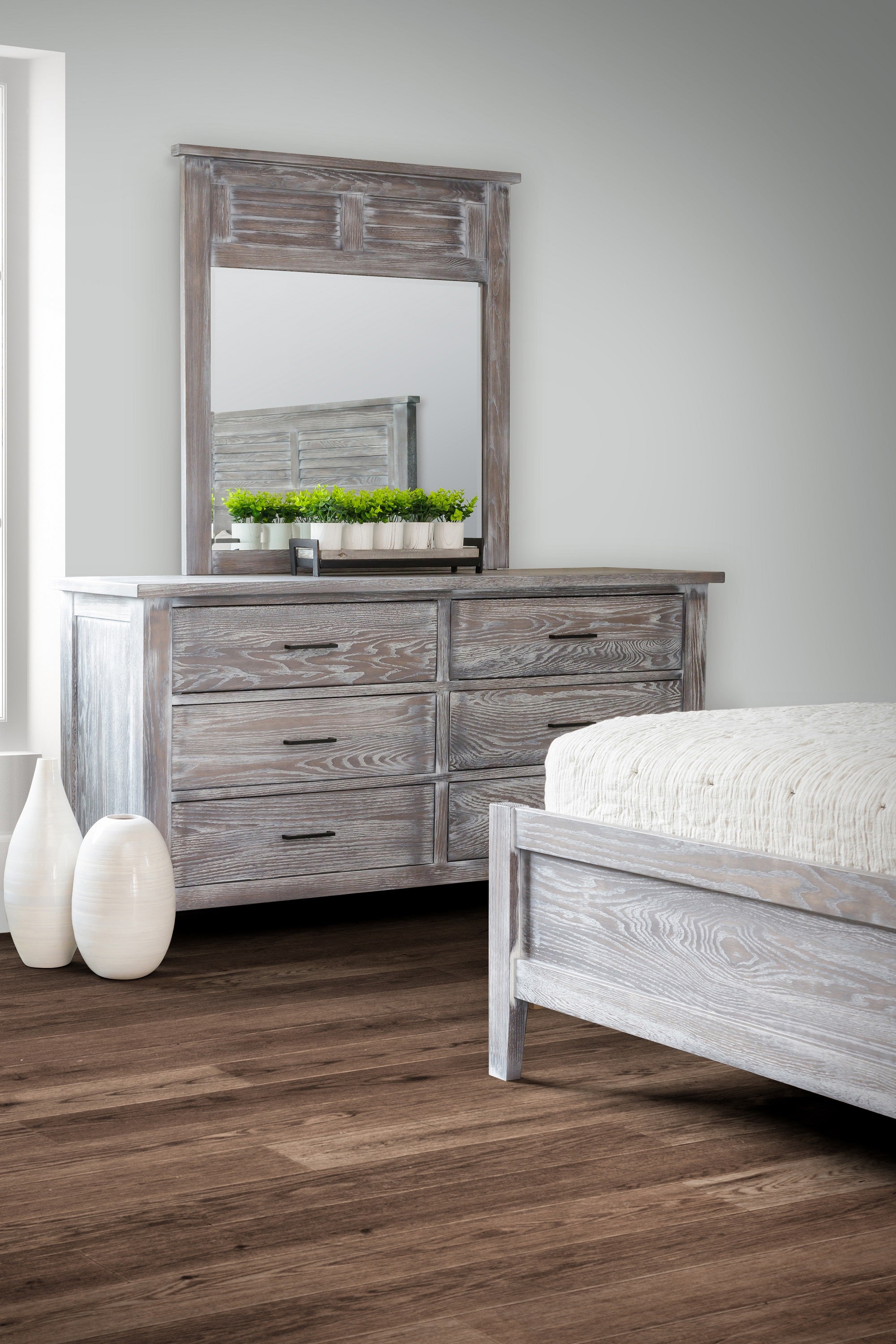 MANOR - AMISH HARDWOOD BEDROOM SET