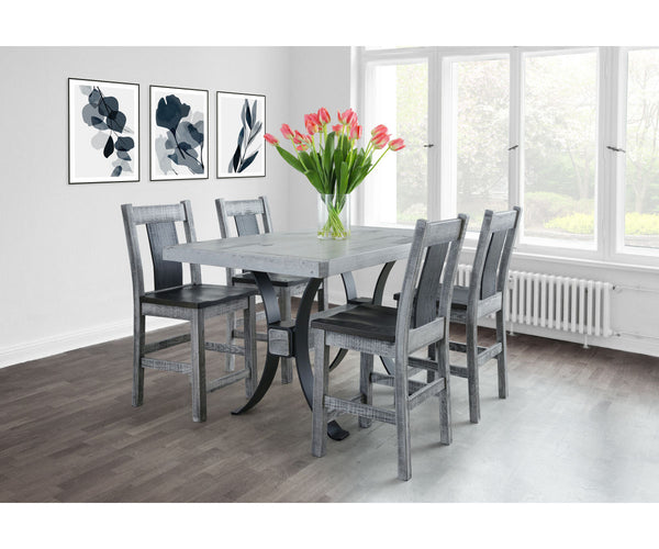 Timber Frame- Reclaimed Barnwood Pub Table