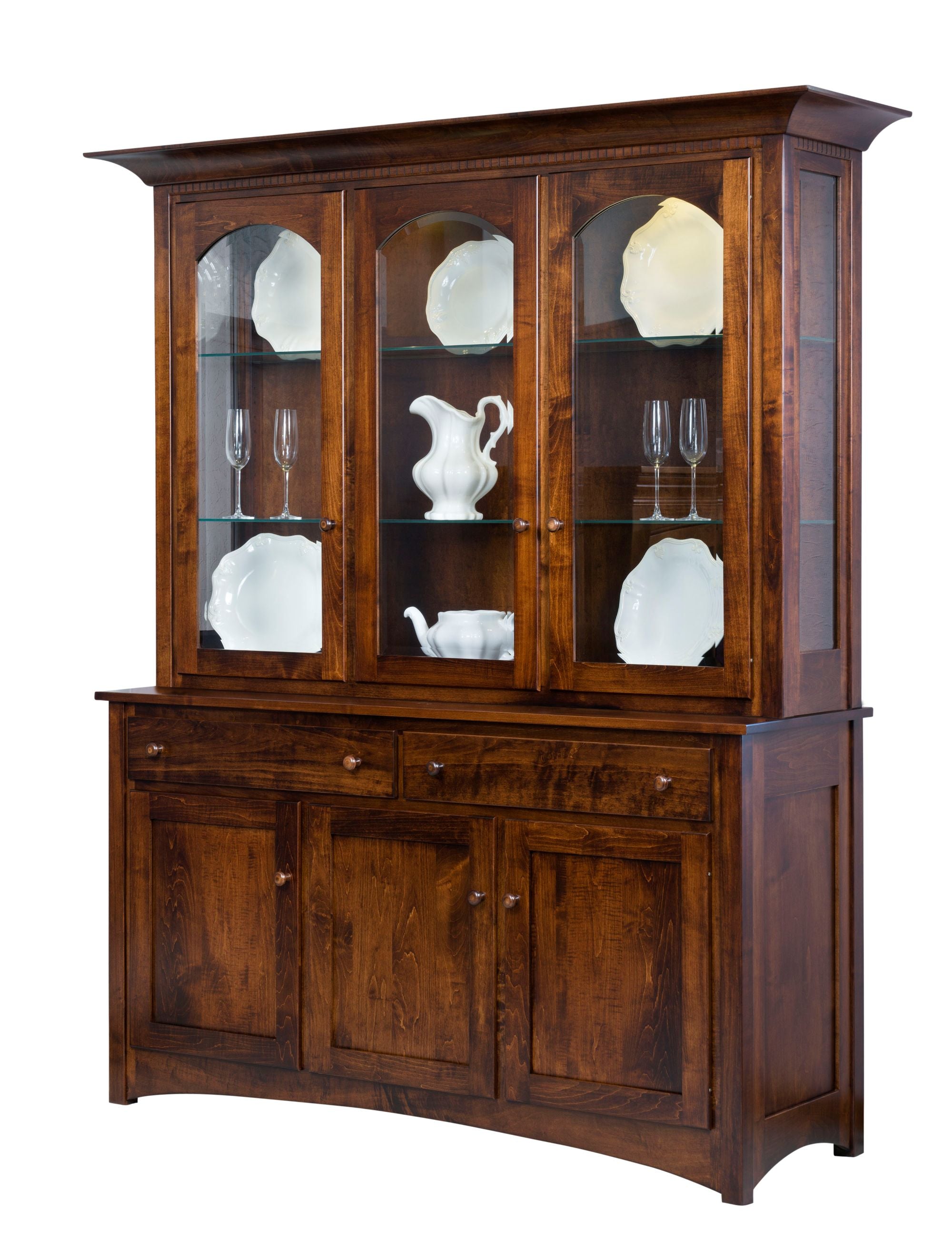 Royal Mission - Amish Handcrafted 3 Door Dining Hutch