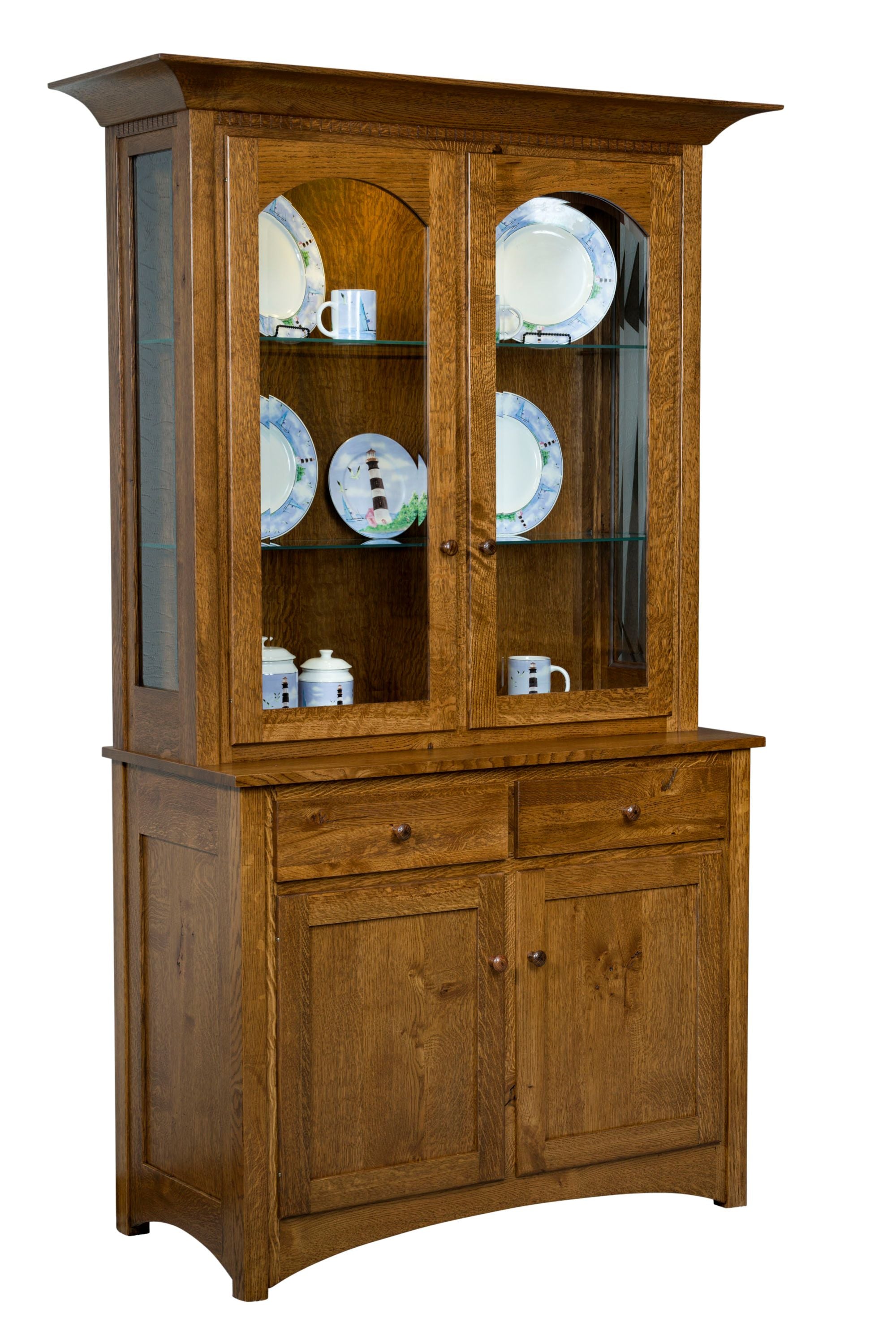 Royal Mission - Amish Handcrafted 2 Door Dining Hutch