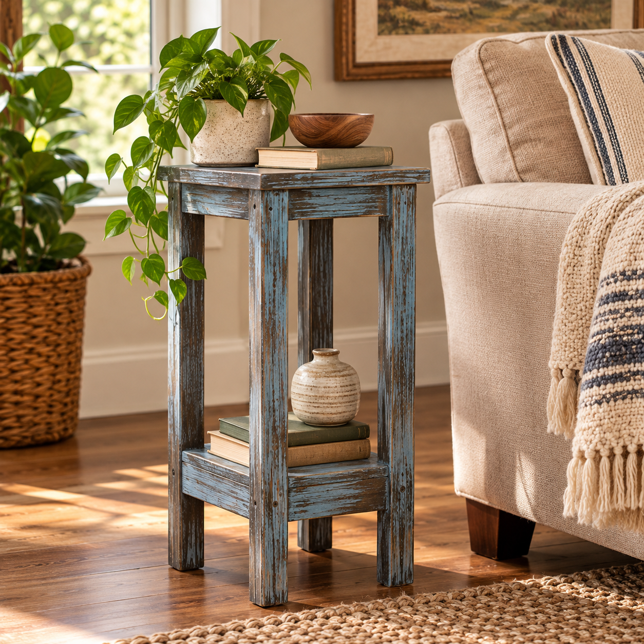 Gold Mine - Amish Handcrafted Accent Table