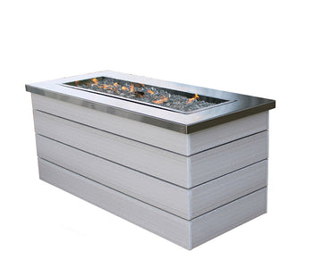 Silver Bay Poly Outdoor Firepit (Available in 2 Sizes)
