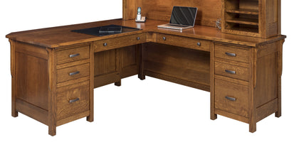 Boston- Amish Solid Wood Corner Desk