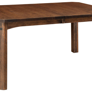 Saguaro Leg - Handcrafted Solid Top or Extension Dining Table