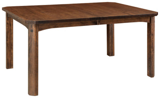 Saguaro Leg - Handcrafted Solid Top or Extension Dining Table