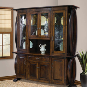 Saratoga - Amish Handcrafted 4 Door Dining Hutch
