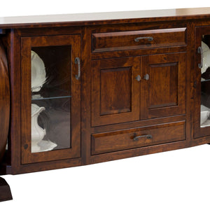 Saratoga- Amish Handcrafted 4 Door Sideboard