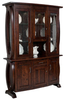 Saratoga - Amish Handcrafted 3 Door Dining Hutch