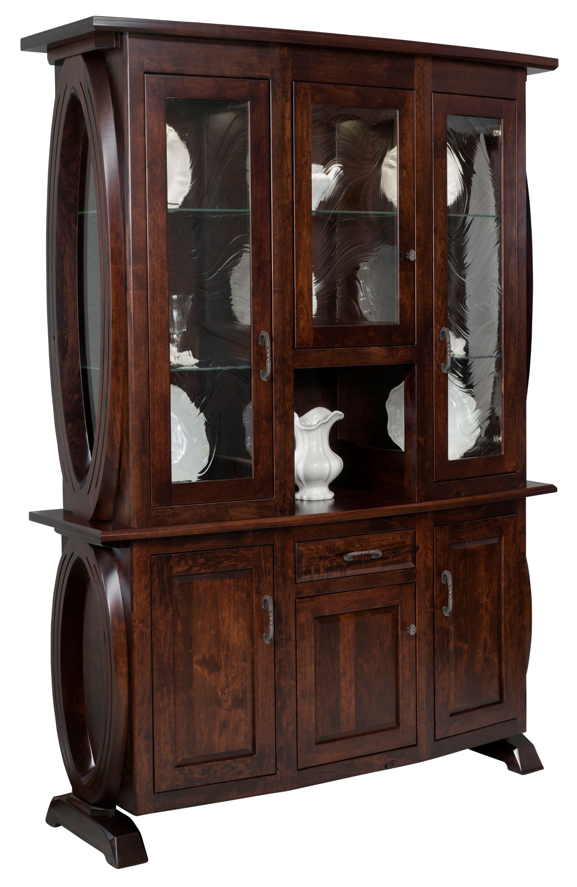 Saratoga - Amish Handcrafted 3 Door Dining Hutch