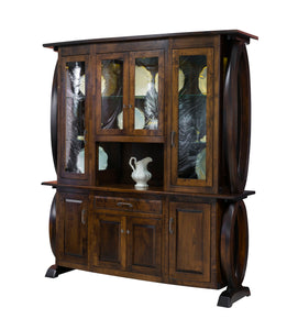 Saratoga - Amish Handcrafted 4 Door Dining Hutch